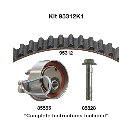 Dayco 01-05 Honda 1.7L Timing Belt Kit, 95312K1 95312K1